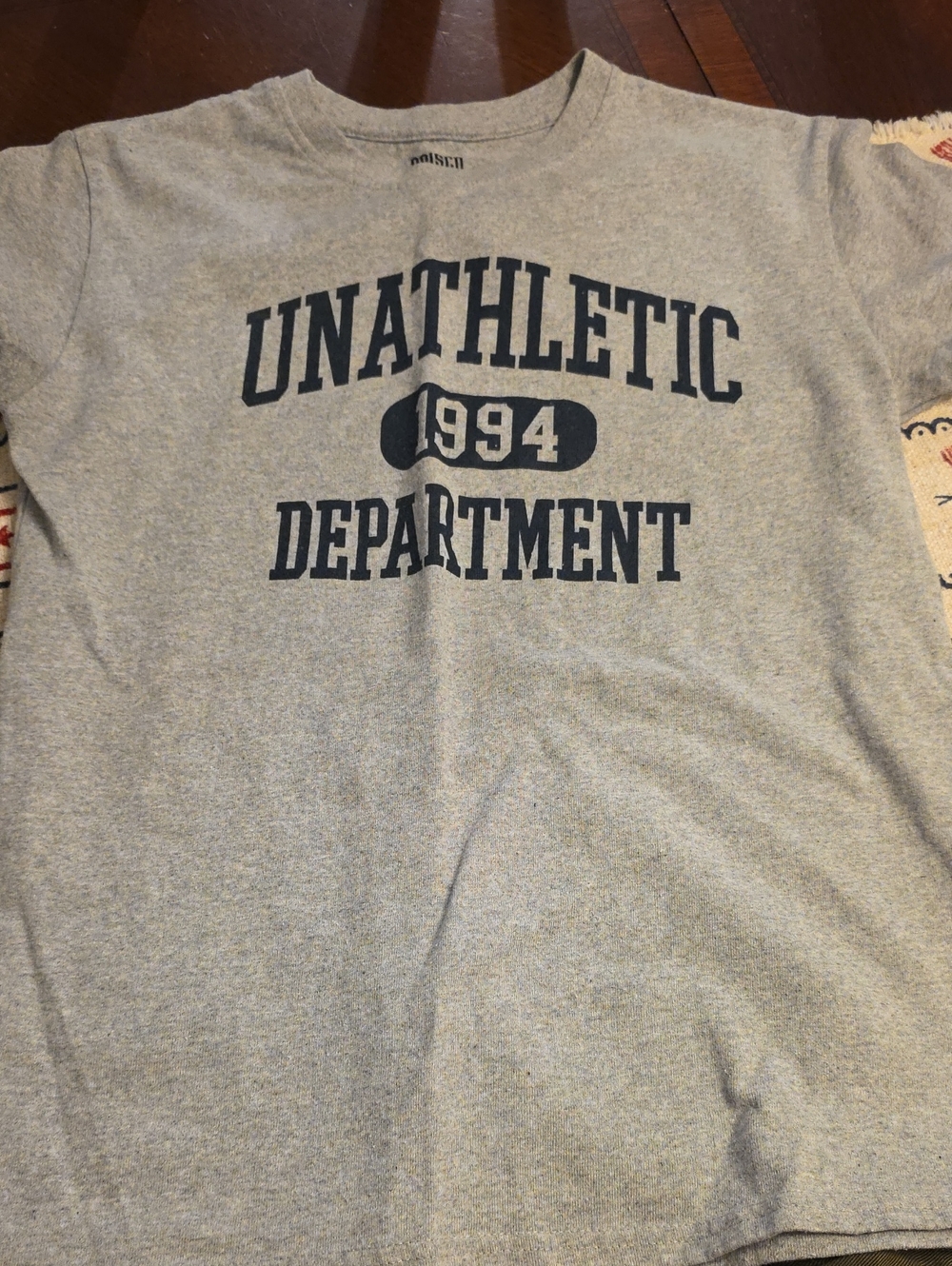 UNATHLETIC Department 1994 Men's Gray Graphic Tee